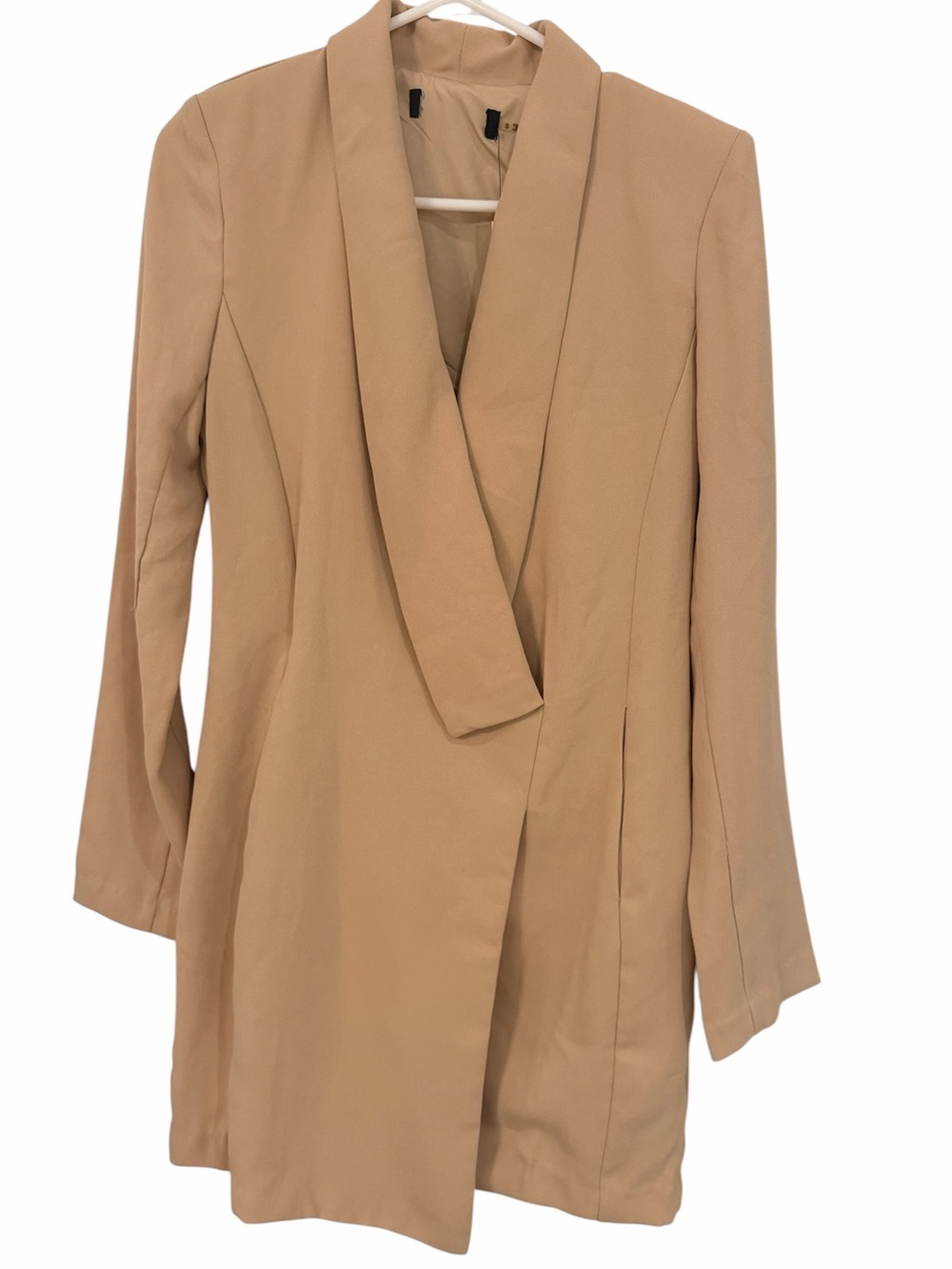 DO+BE Light Beige Blazer Short Dress Women’s Size Small BRAND NEW Tag Attached
